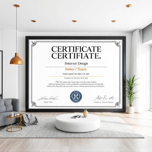 Certificado de Design de Interiores emitido pela Associaäão Brasileira de Designers de Interiores